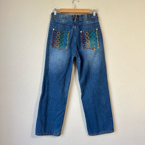 Vintage COOGI Australia Womens Logo Embroidered Baggy Jeans